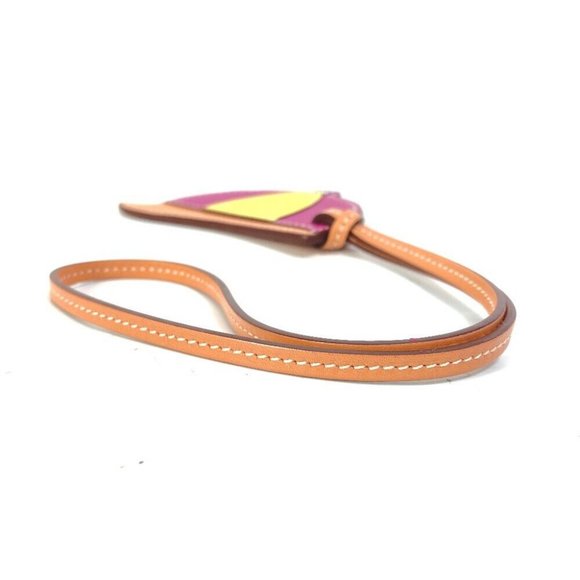 Auth HERMES paddock bombay charm charm Bag Charm Leather purple - Picture 4 of 7